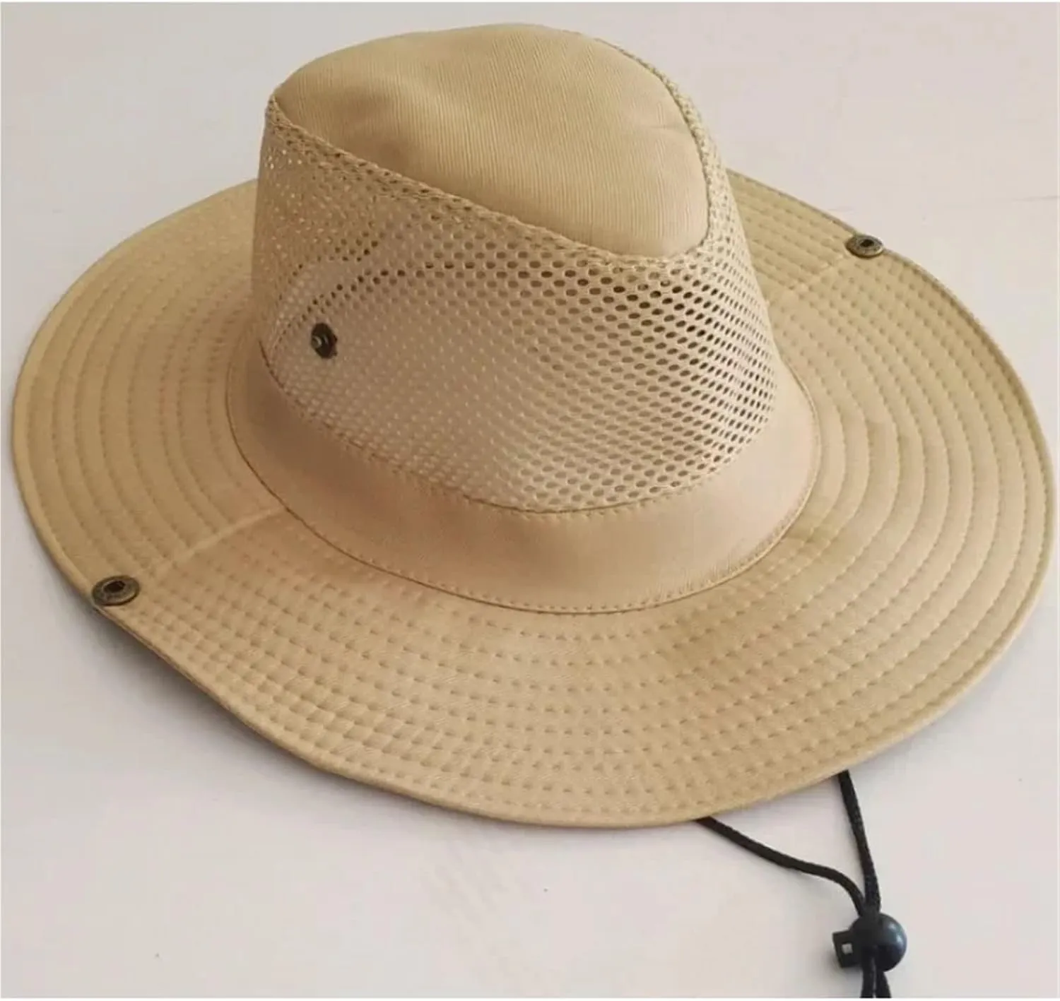 1 Pcs Summer Mesh Cap Outdoor Cool Mountaineering Sun Fisherman Hat