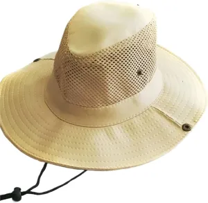 1 Pcs Summer Mesh Cap Outdoor Cool Mountaineering Sun Fisherman Hat