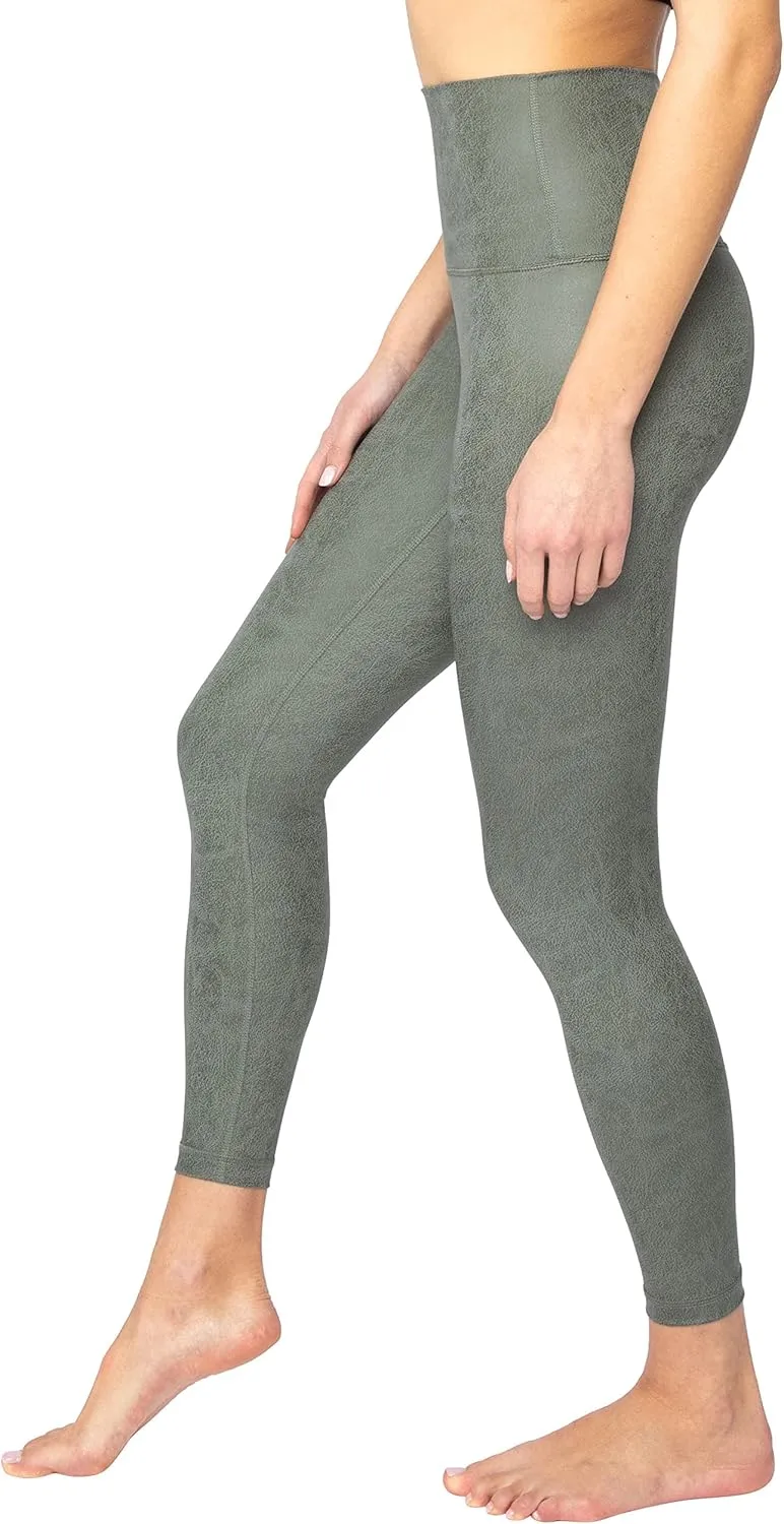 90 Degree By Reflex High Waist Tummy Control Squat Proof Ankle Length Printed Leggings