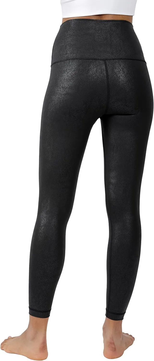 90 Degree By Reflex High Waist Tummy Control Squat Proof Ankle Length Printed Leggings