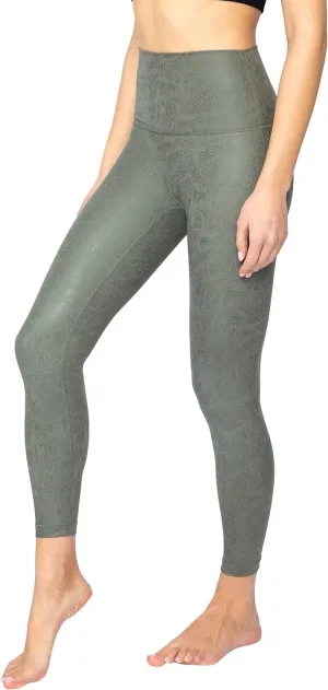 90 Degree By Reflex High Waist Tummy Control Squat Proof Ankle Length Printed Leggings