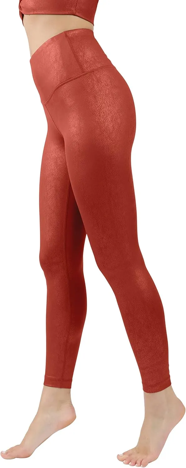 90 Degree By Reflex Womens High Waist Squat Proof Ankle Length Printed Leggings