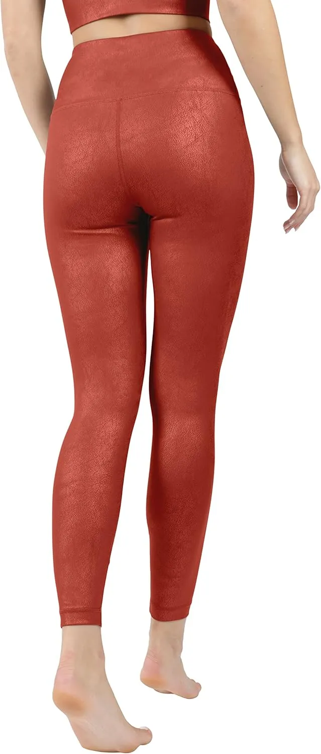 90 Degree By Reflex Womens High Waist Squat Proof Ankle Length Printed Leggings