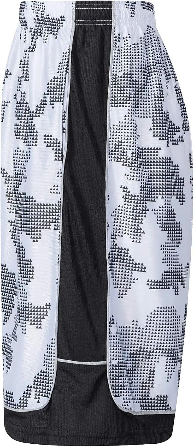 Abovewater Men's Basketball Shorts Quick-Dry Running & Gym Shorts with Drawstring & Pockets