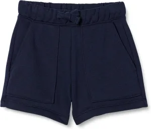 Amazon Essentials Girls' French Terry Patch Pocket Shorts