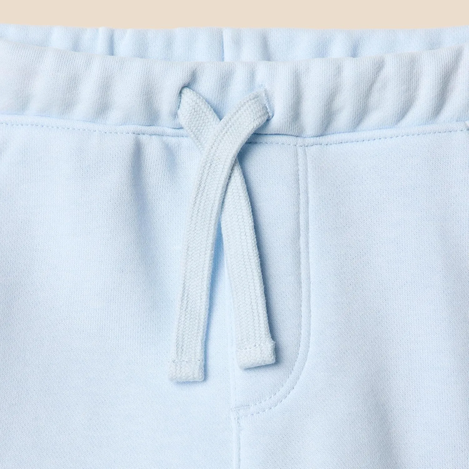 Amazon Essentials x Sofia Grainge Toddlers and Baby Boys' Pull On Knit Shorts, Pack of 2