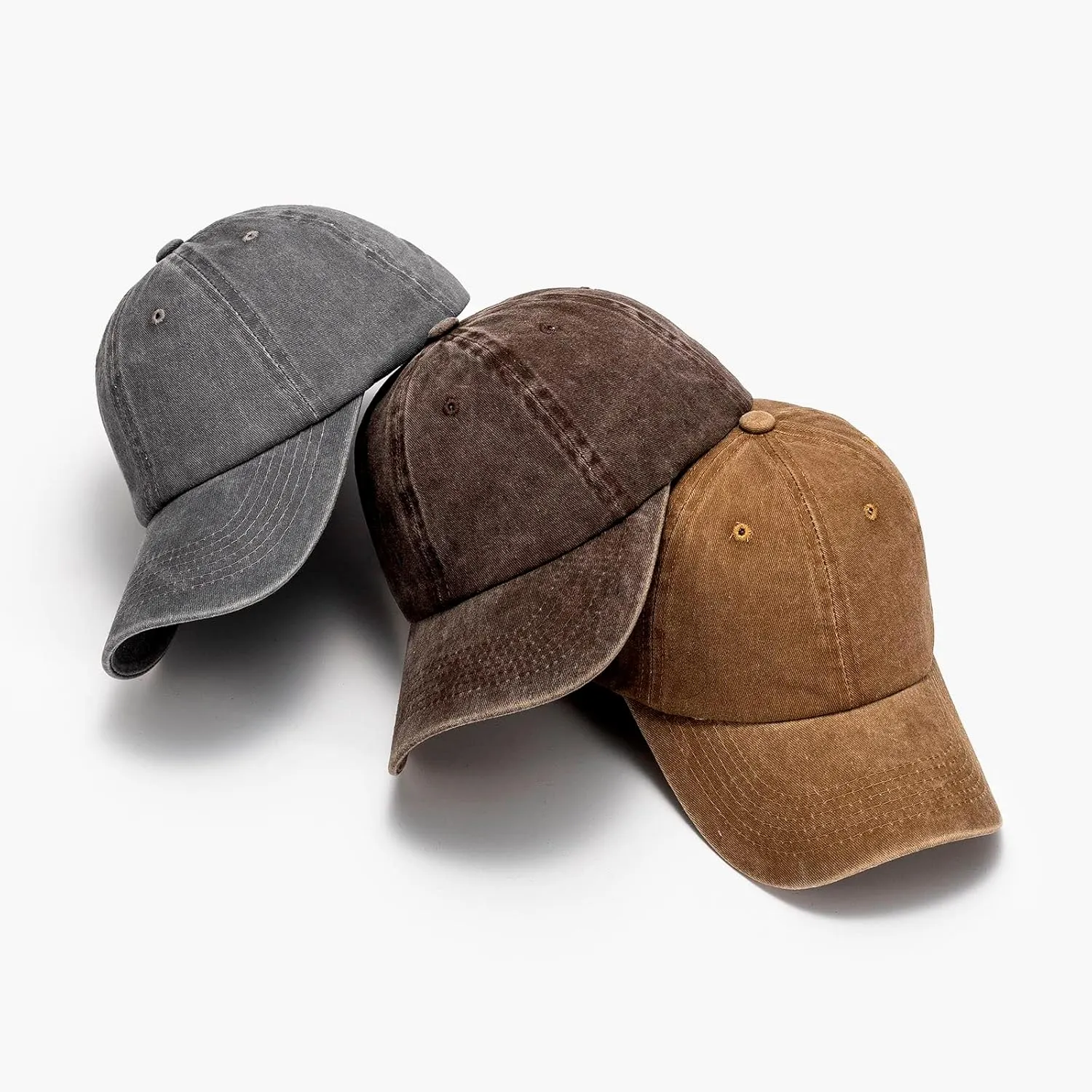 Baseball Caps for Men Womens Baseball Hat Distressed Cotton Dad Hat Summer Adjustable 𝐆olf Runing Hat