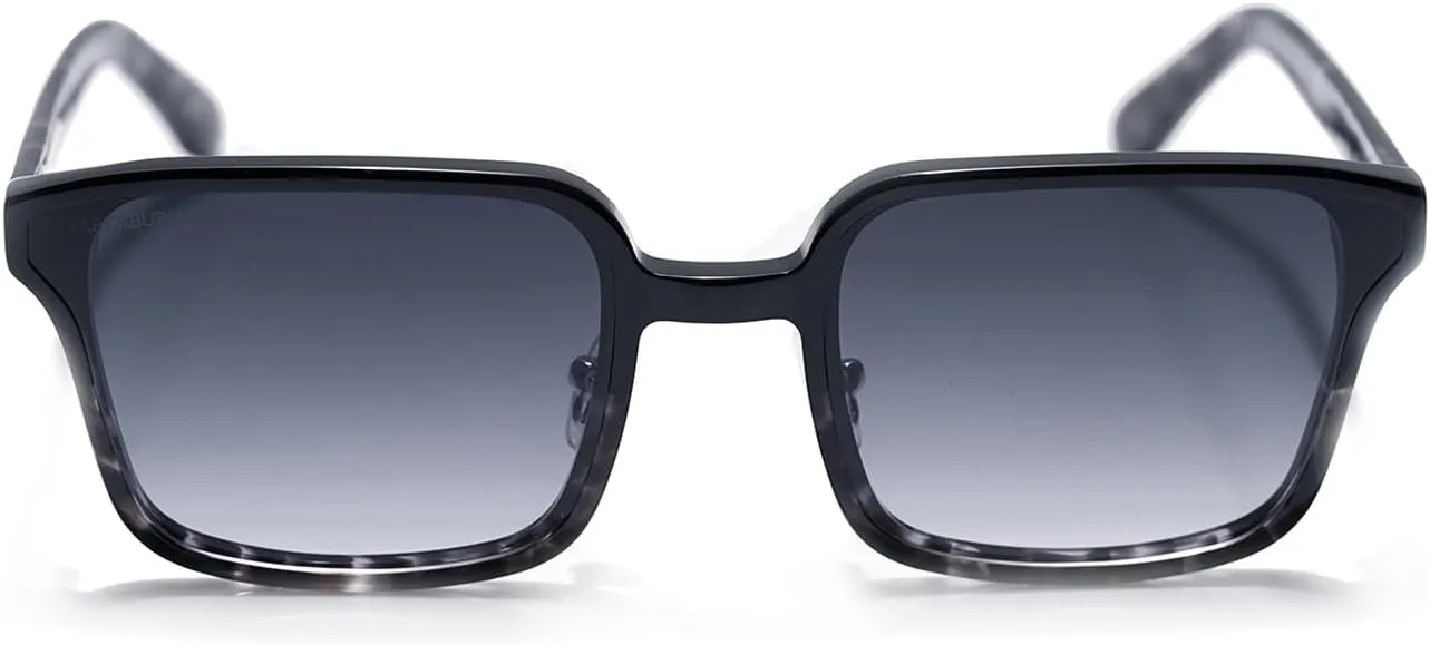 Blackburn Italian-Crafted, Trendy Square Sunglasses for Women Men, Fashionable Sun Glasses Modern Shades UV400 Protection
