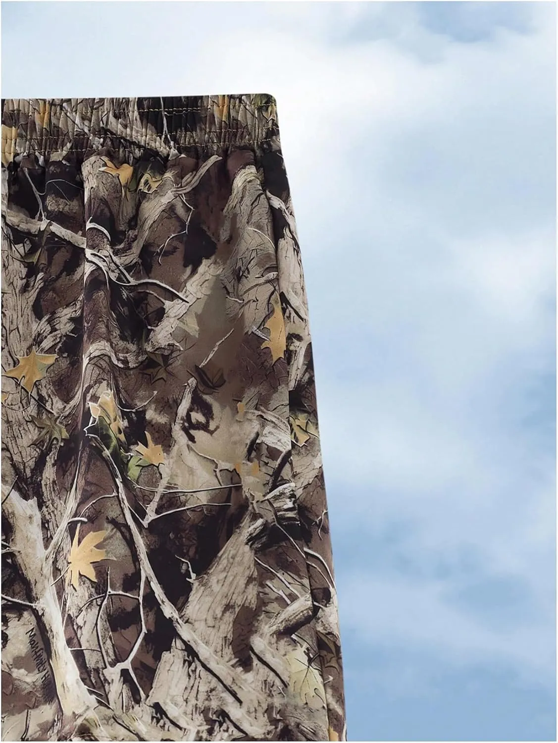Boy's Camo Athletic Shorts with Liner Quick Dry Gym Running Workout Shorts