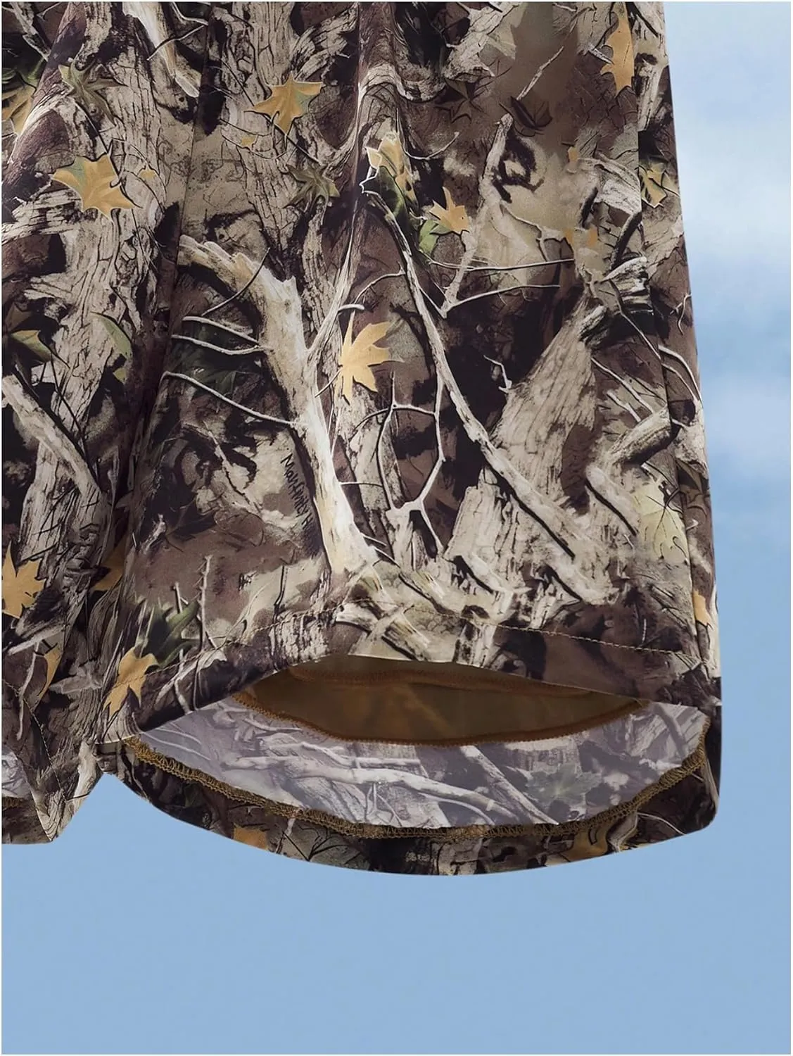 Boy's Camo Athletic Shorts with Liner Quick Dry Gym Running Workout Shorts