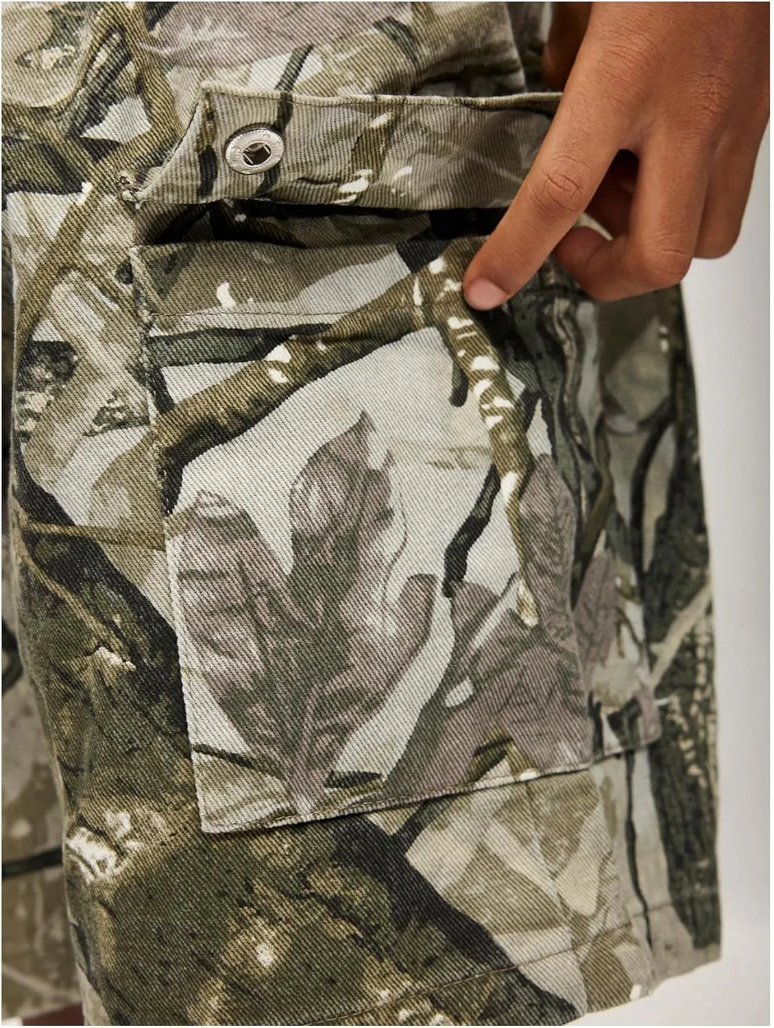 Boy's Camo Athletic Shorts with Liner Quick Dry Gym Running Workout Shorts
