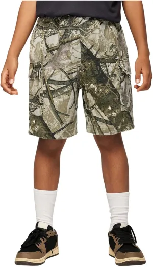 Boy's Camo Athletic Shorts with Liner Quick Dry Gym Running Workout Shorts