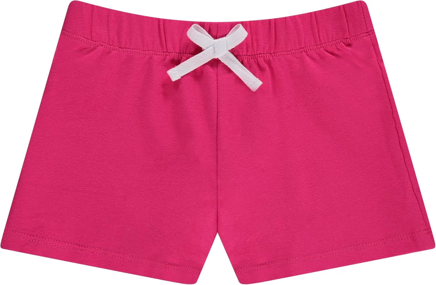 BTween 4-Pack Girls Shorts, Cotton French Terry Shorts for Girls, Kids Summer Clothing