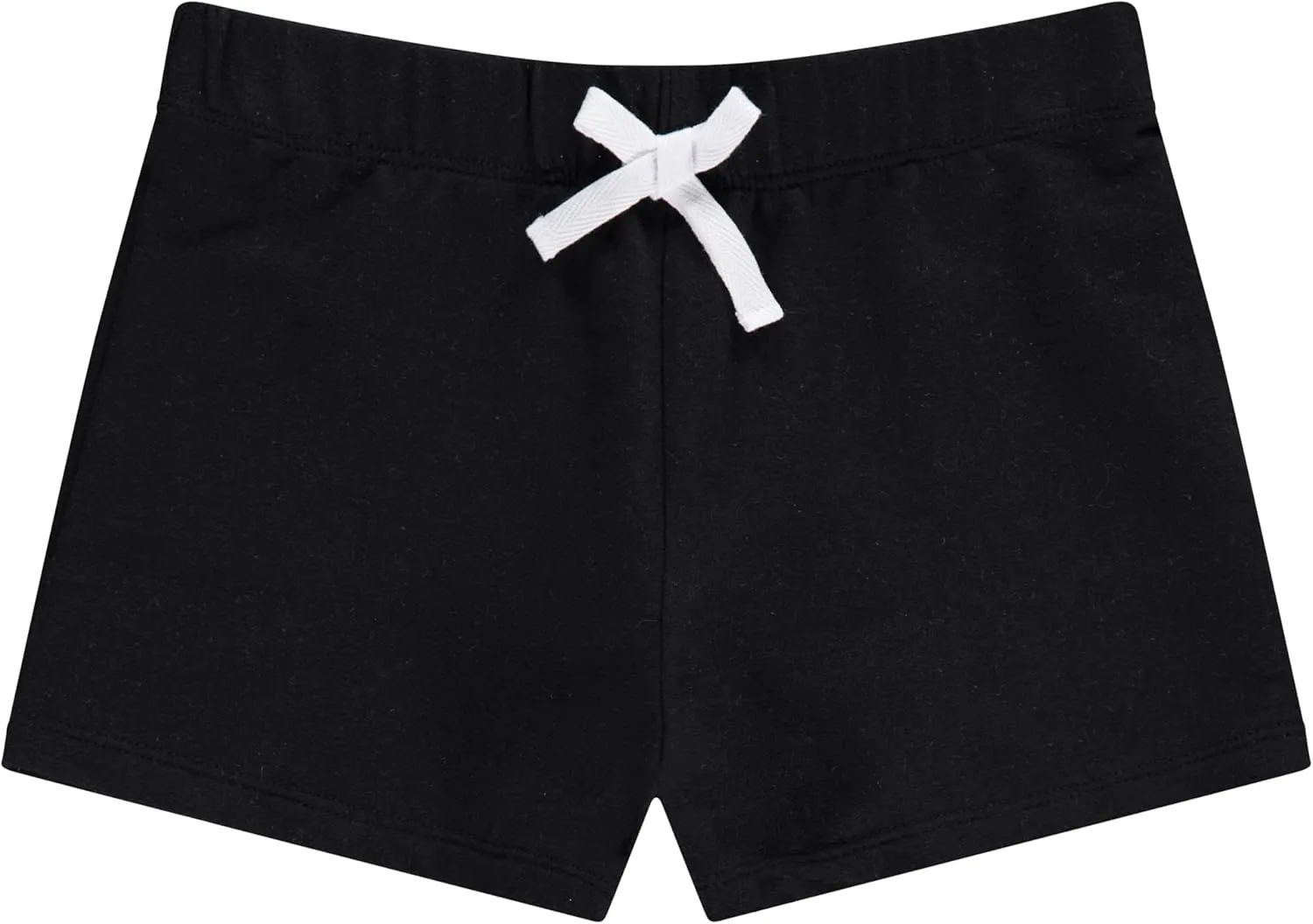 BTween 4-Pack Girls Shorts, Cotton French Terry Shorts for Girls, Kids Summer Clothing