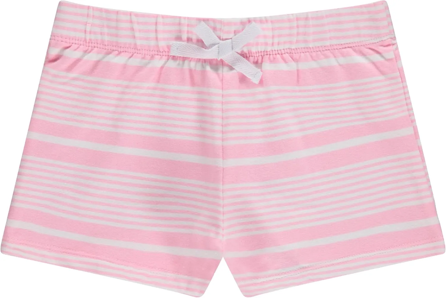 BTween 4-Pack Girls Shorts, Cotton French Terry Shorts for Girls, Kids Summer Clothing
