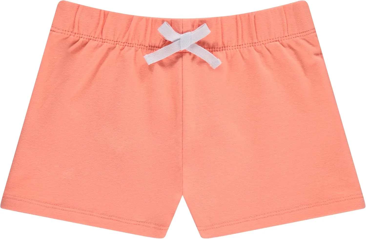 BTween 4-Pack Girls Shorts, Cotton French Terry Shorts for Girls, Kids Summer Clothing