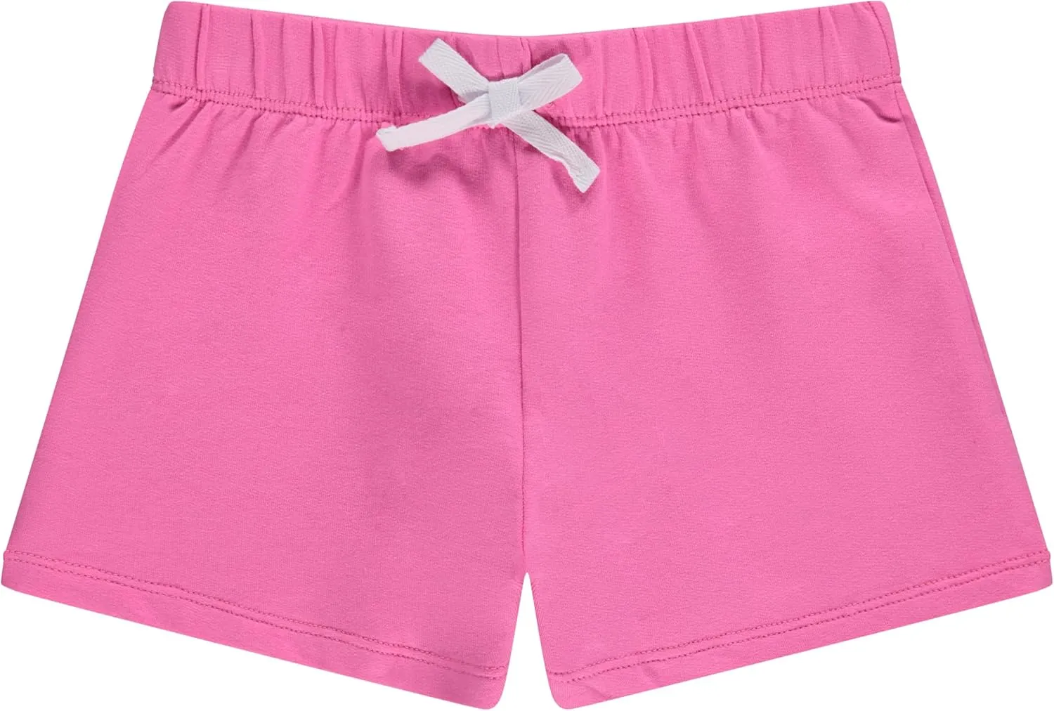 BTween 4-Pack Girls Shorts, Cotton French Terry Shorts for Girls, Kids Summer Clothing