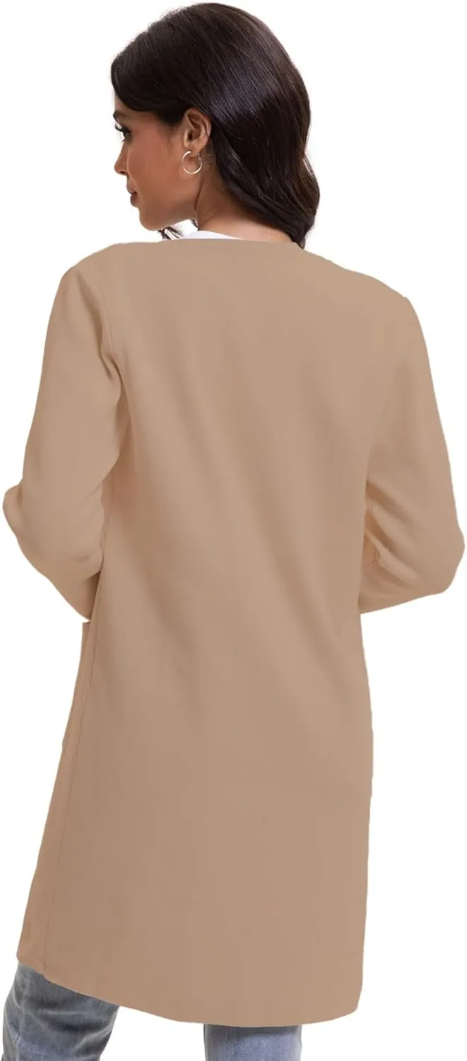 Cardigan Sweaters for Women Open Front Long Trench Coats Jacket Fall Winter Coatigan