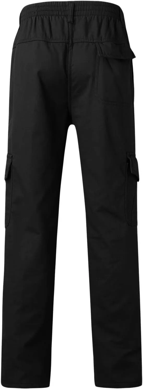 Cargo Pants for Men,Mens Joggers Pants Casual Cotton Drawstring Chino Cargo Pants Hiking Jogging Sweatpants