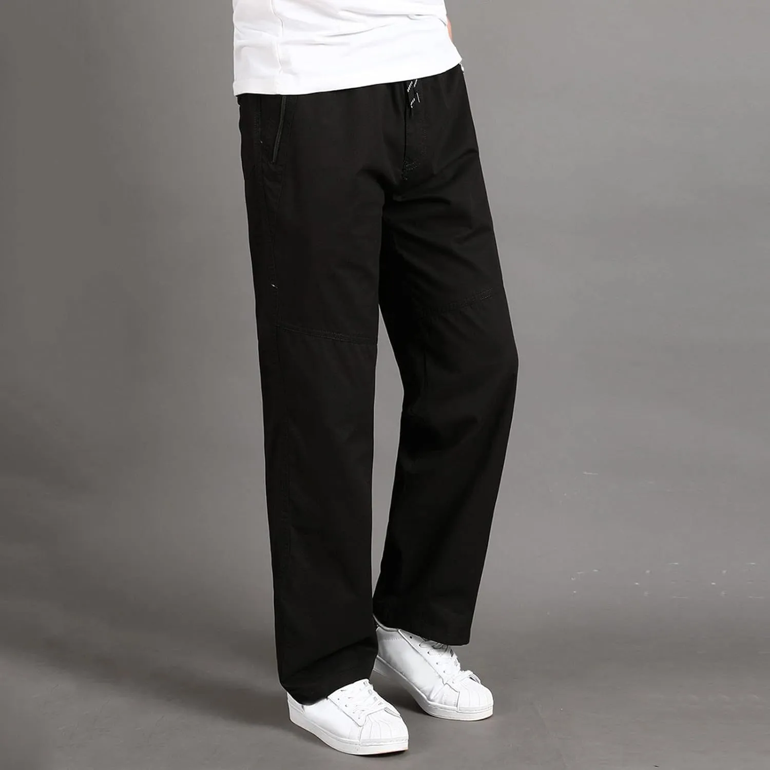 Cargo Pants for Men,Mens Relaxed Fit Cargo Pants Casual Drawstring Outdoor Athletic Jogger Sports Trousers
