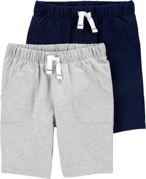 Carter's Boys' 2-Pack French Terry Shorts