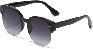 Cat Eye Sunglasses Women Round Gradient Lens Sun Glasses Female Vintage Shades Eyewear UV400