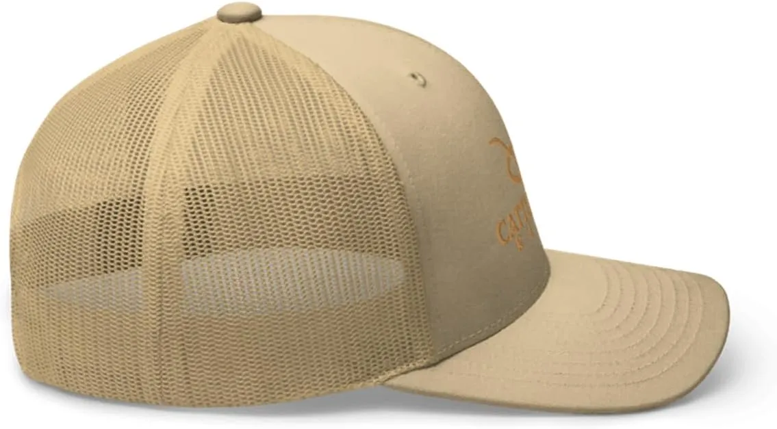 Cattle Creek Ranch Trucker Hat Men - Mesh Baseball Snapback Cap - Trucker Hat