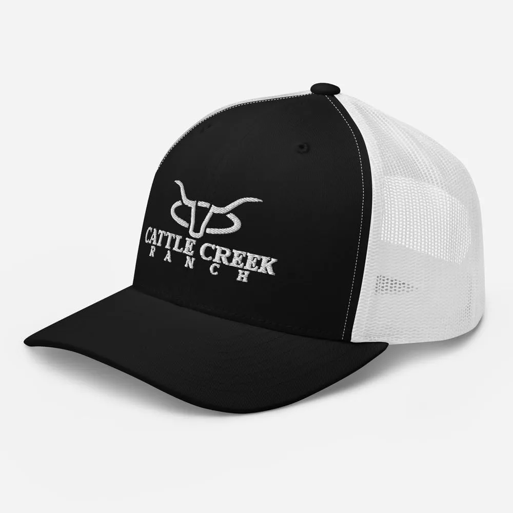 Cattle Creek Ranch Trucker Hat Men - Mesh Baseball Snapback Cap - Trucker Hat