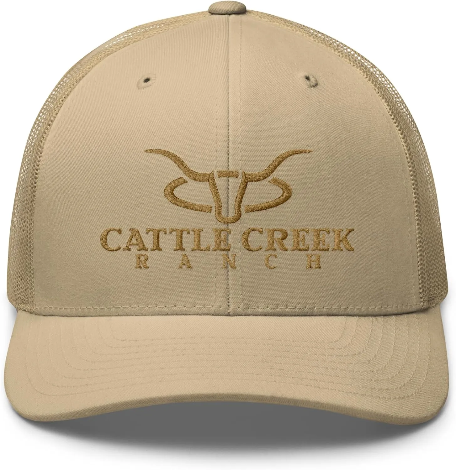 Cattle Creek Ranch Trucker Hat Men - Mesh Baseball Snapback Cap - Trucker Hat
