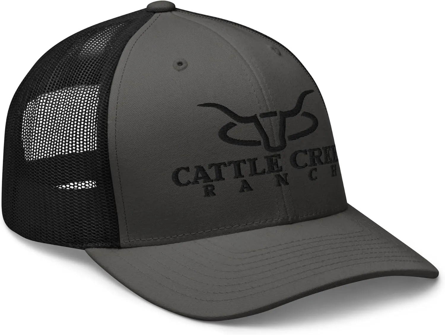 Cattle Creek Ranch Trucker Hat Men - Mesh Baseball Snapback Cap - Trucker Hat