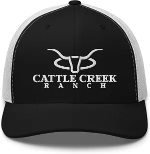 Cattle Creek Ranch Trucker Hat Men - Mesh Baseball Snapback Cap - Trucker Hat