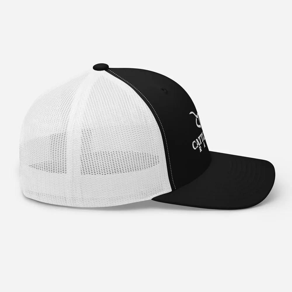 Cattle Creek Ranch Trucker Hat Men - Mesh Baseball Snapback Cap - Trucker Hat