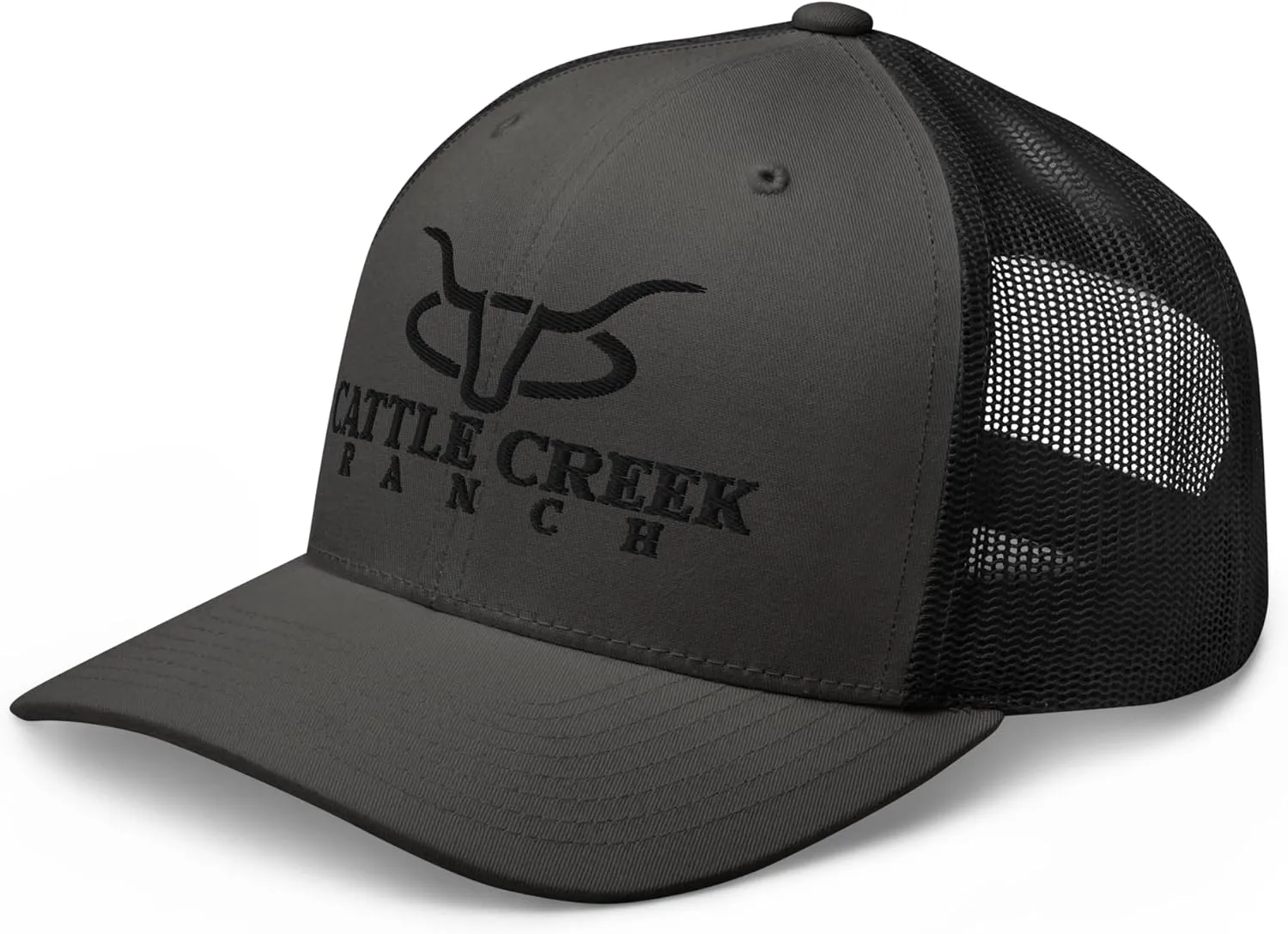 Cattle Creek Ranch Trucker Hat Men - Mesh Baseball Snapback Cap - Trucker Hat