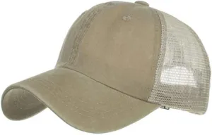 CLAPE Mesh Baseball Cap Summer Breathable Trucker Mesh Hat Golf Dad Hats Quick Dry Cool Hats Outdoor Sports Running Cap