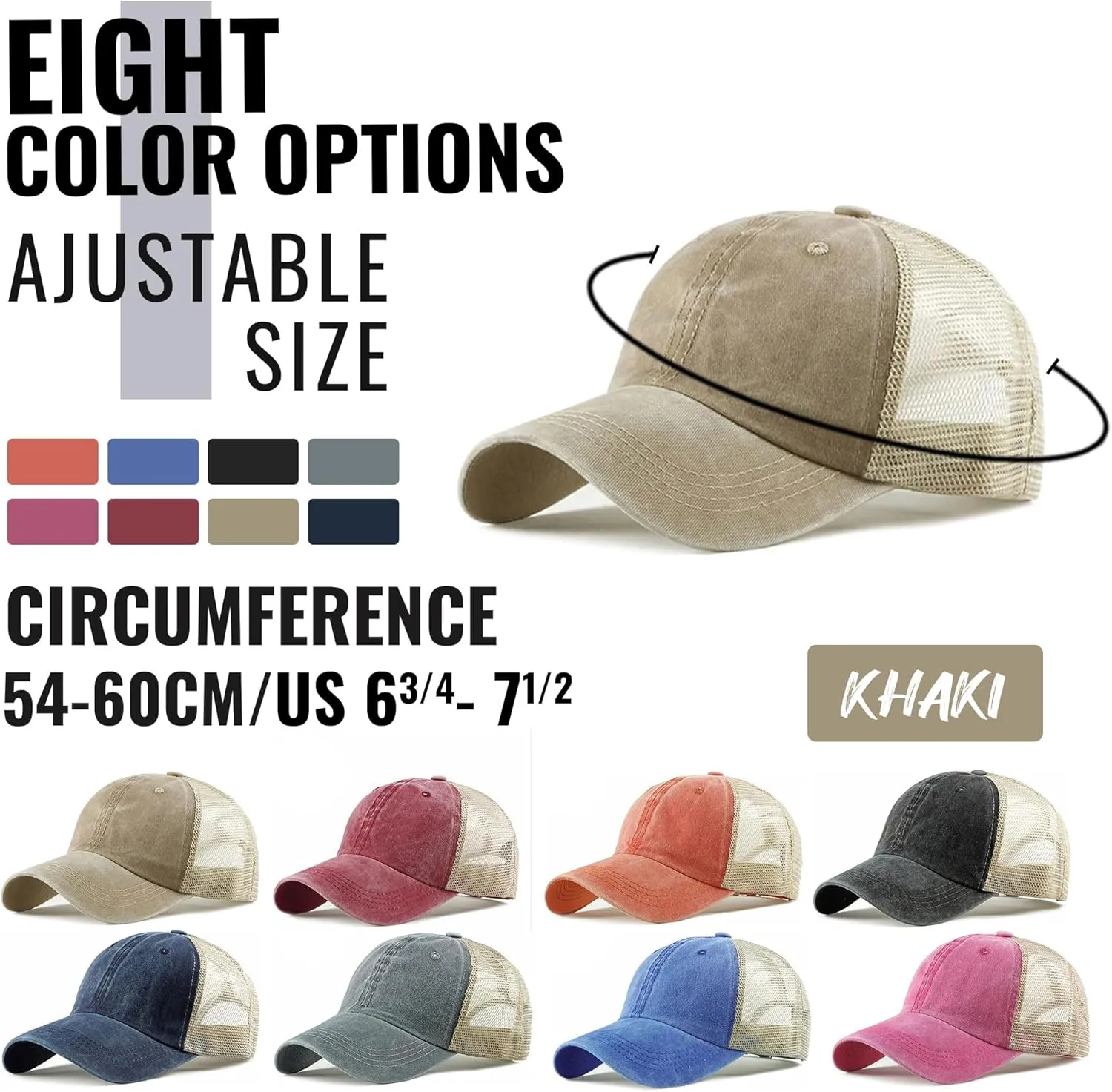 CLAPE Mesh Baseball Cap Summer Breathable Trucker Mesh Hat Golf Dad Hats Quick Dry Cool Hats Outdoor Sports Running Cap