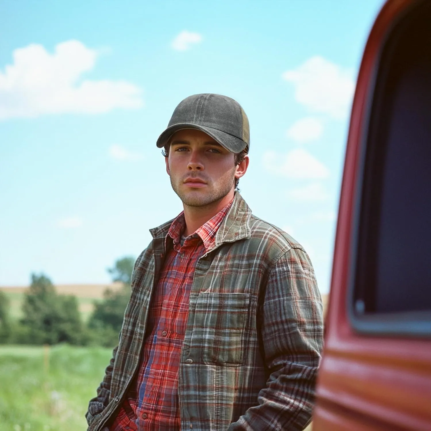 CLAPE Mesh Baseball Cap Summer Breathable Trucker Mesh Hat Golf Dad Hats Quick Dry Cool Hats Outdoor Sports Running Cap