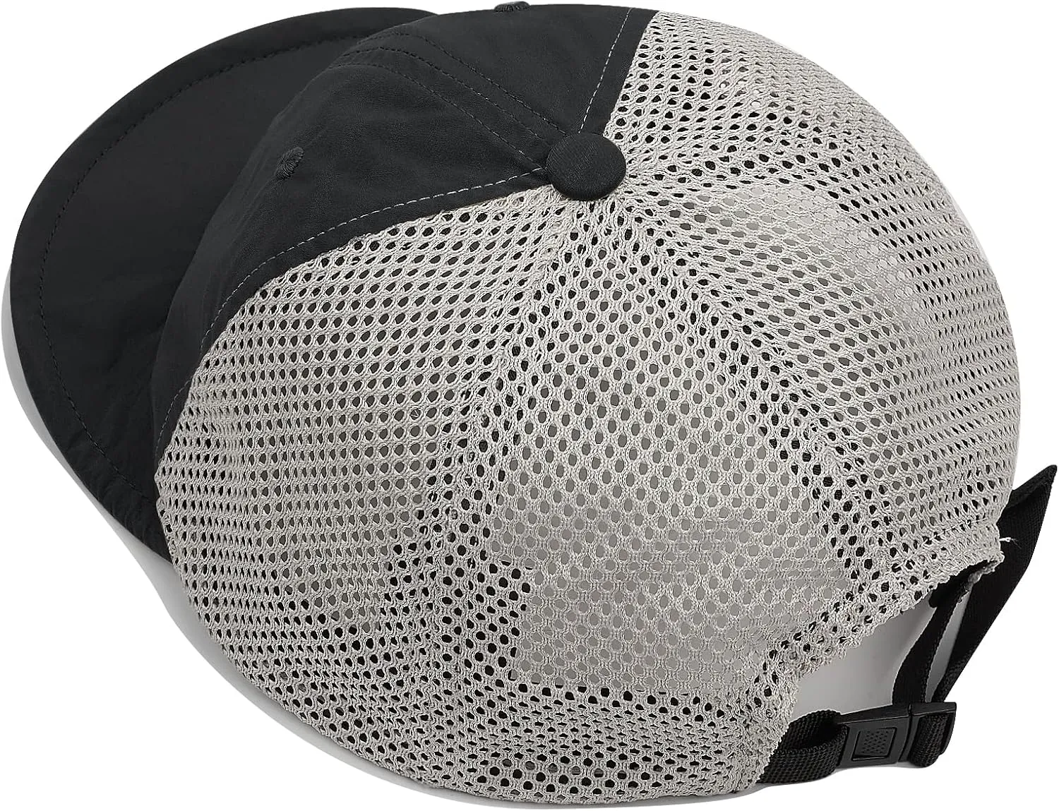 Croogo Breathable Short Brim Baseball Cap Mesh Trucker Hat Soft Flat Bill Dad Hats Lightweight Ultra Thin Sport Sun Cap