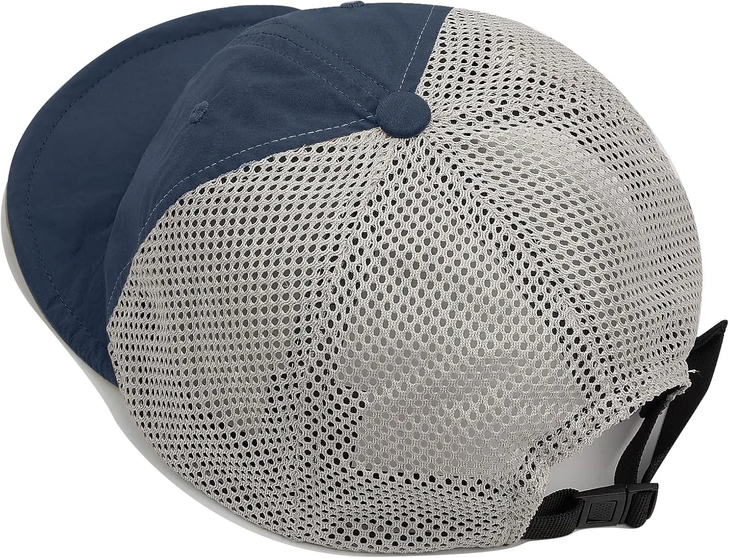 Croogo Breathable Short Brim Baseball Cap Mesh Trucker Hat Soft Flat Bill Dad Hats Lightweight Ultra Thin Sport Sun Cap