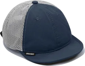 Croogo Breathable Short Brim Baseball Cap Mesh Trucker Hat Soft Flat Bill Dad Hats Lightweight Ultra Thin Sport Sun Cap