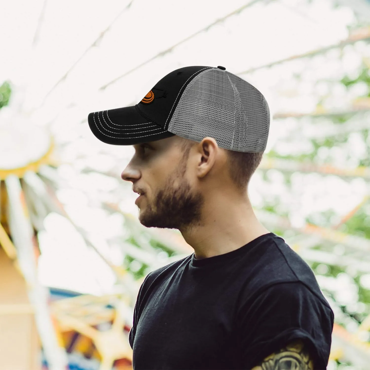 Custom Baseball Cap Trap Shooting Sport Embroidery Cotton Soft Mesh Cap Snapback