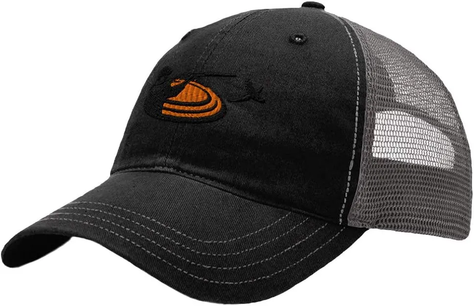 Custom Baseball Cap Trap Shooting Sport Embroidery Cotton Soft Mesh Cap Snapback