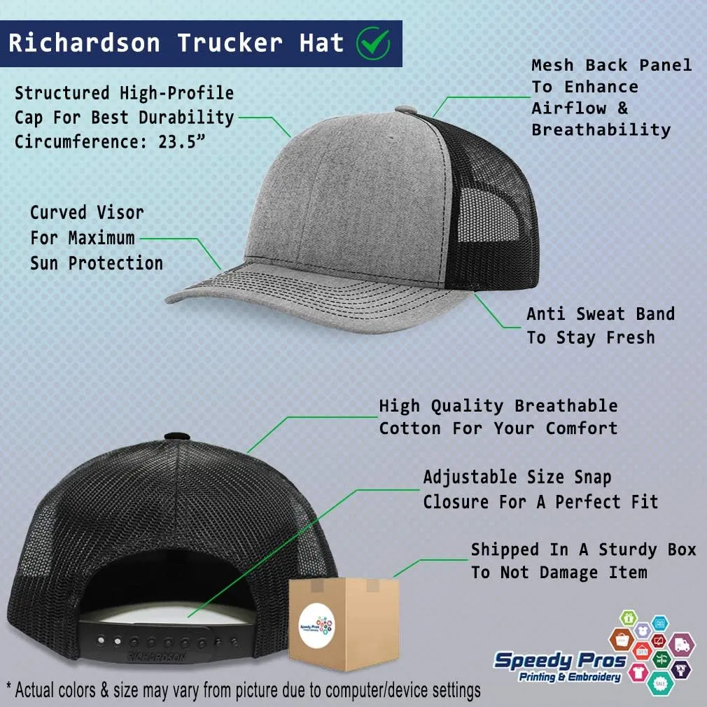 Custom Richardson Trucker Hat Sport Darts Let's Play Embroidery Baseball Cap