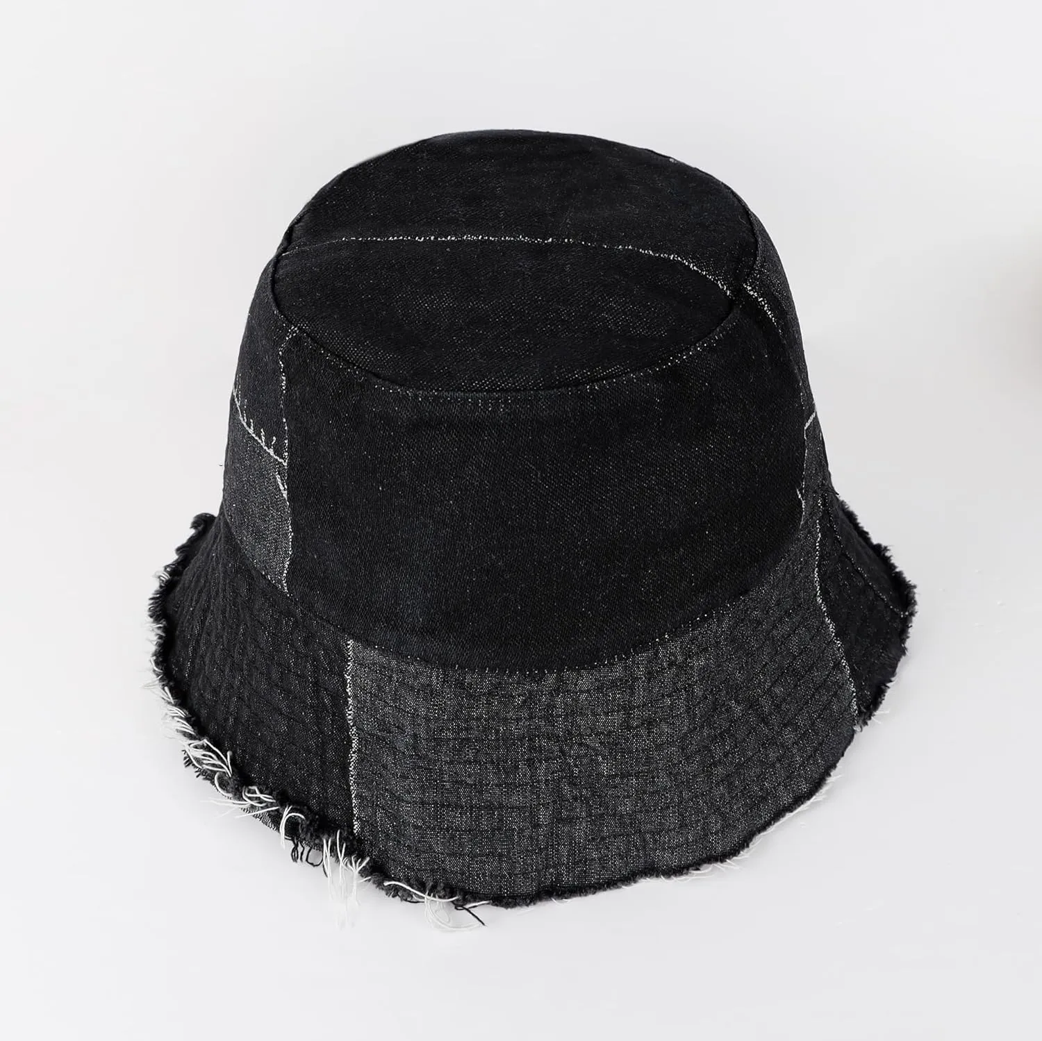 Denim Bucket Hat for Women Festival Safari Boonie Packable Cap Washed Summer Beach Sun Hats