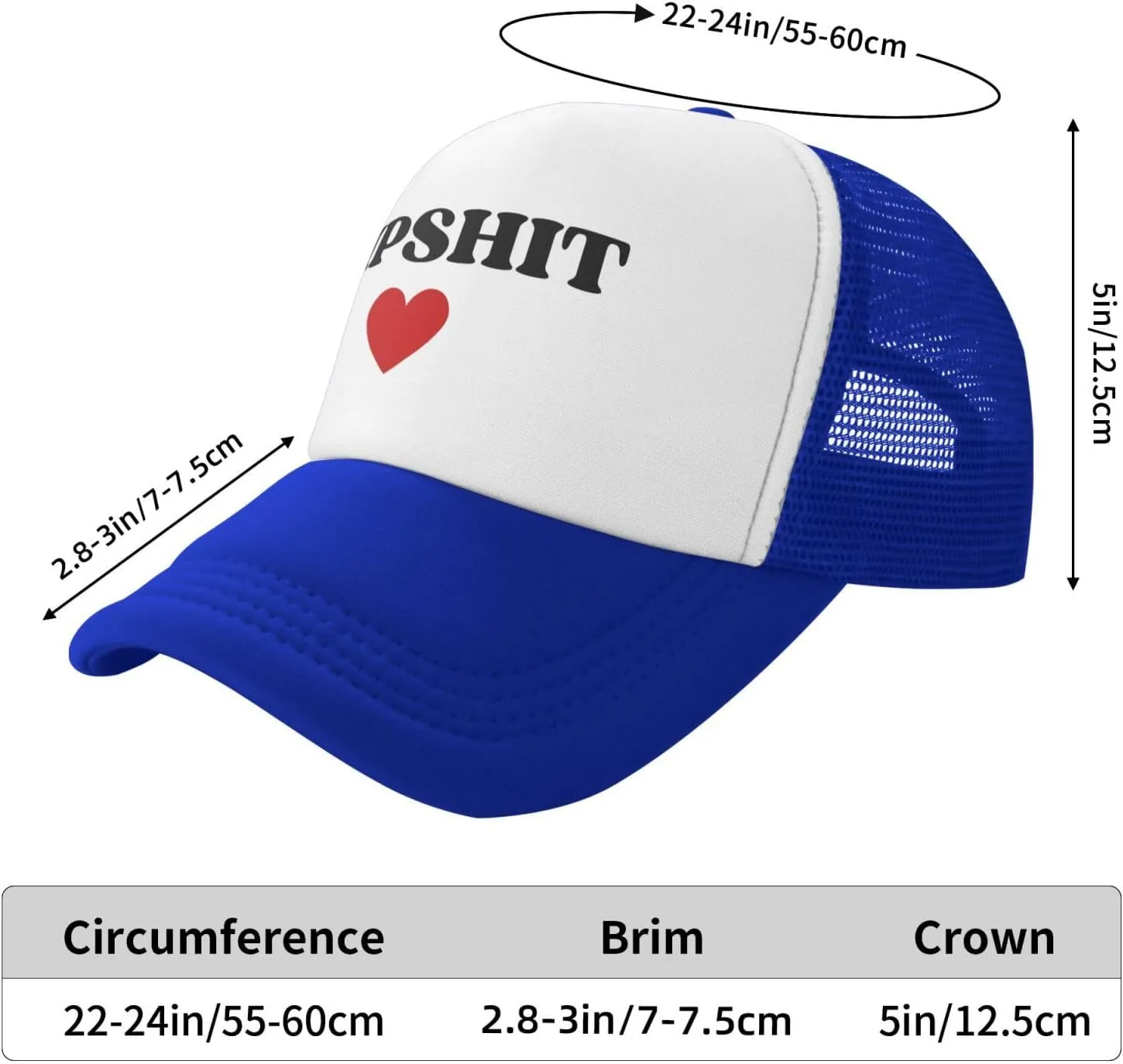 Dipshit Mesh Hat Men Women Trucker Hat Baseball Cap Dad Gift