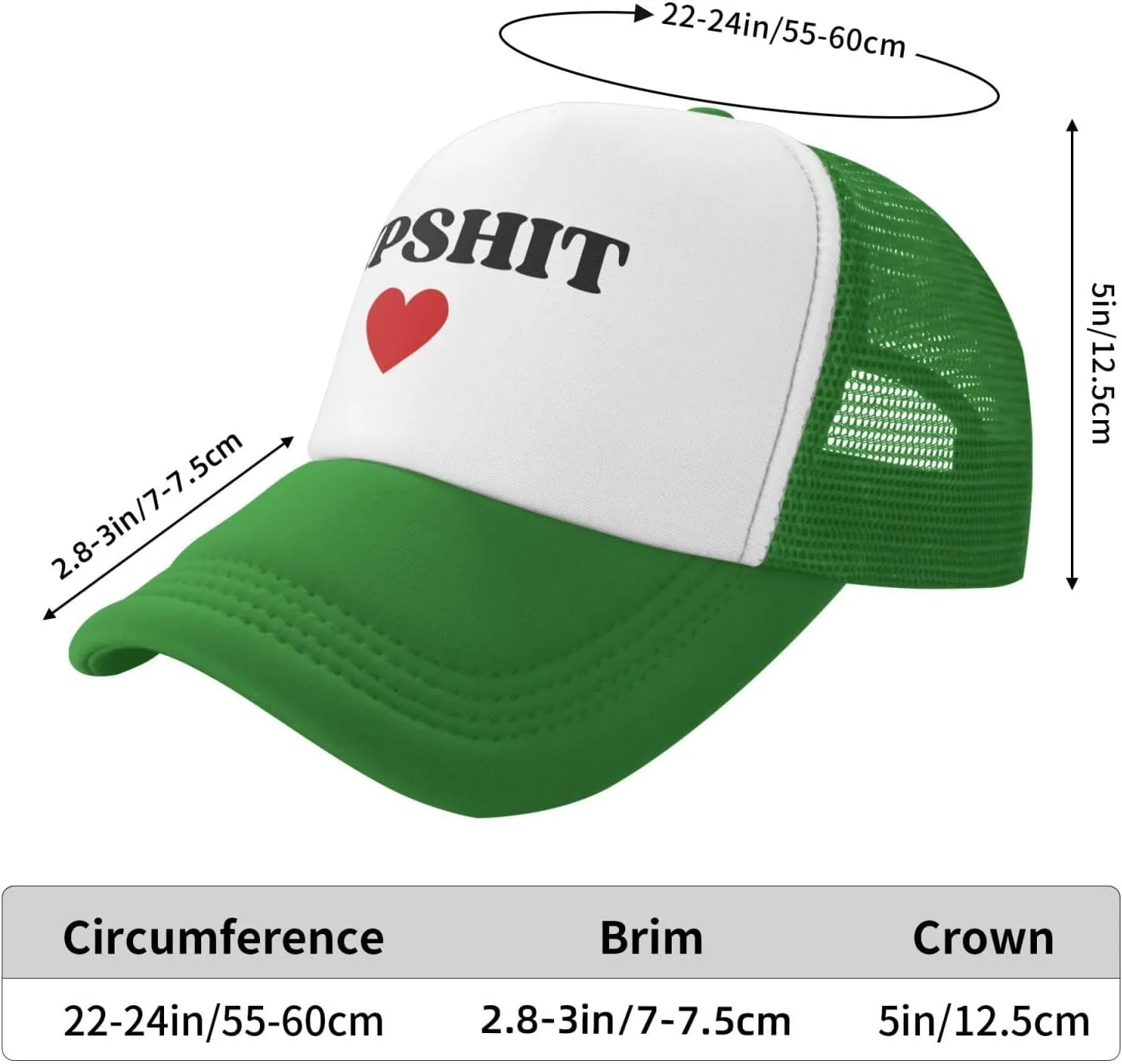 Dipshit Mesh Hat Men Women Trucker Hat Baseball Cap Dad Gift