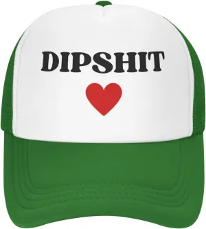 Dipshit Mesh Hat Men Women Trucker Hat Baseball Cap Dad Gift