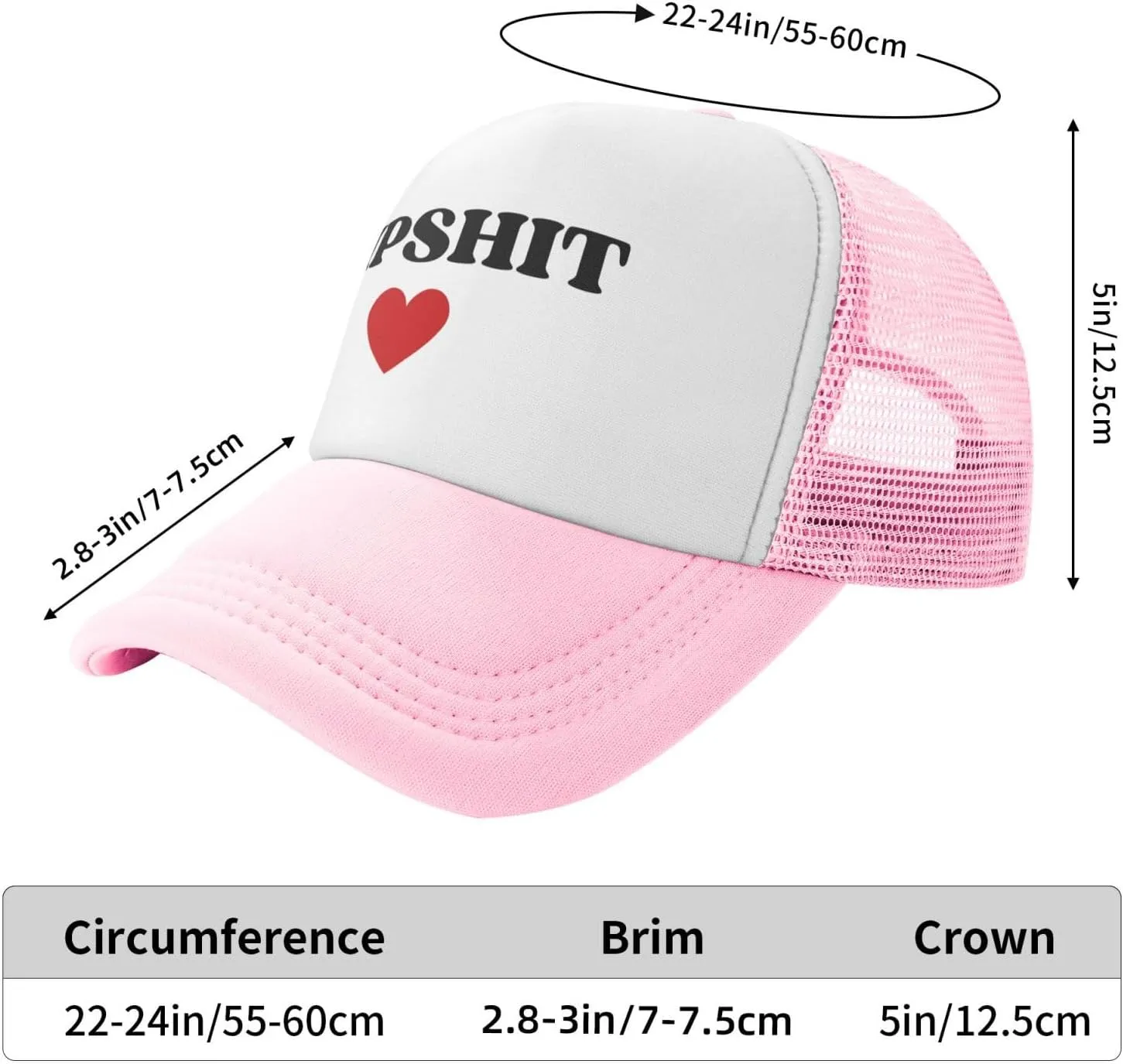 Dipshit Mesh Hat Men Women Trucker Hat Baseball Cap Dad Gift