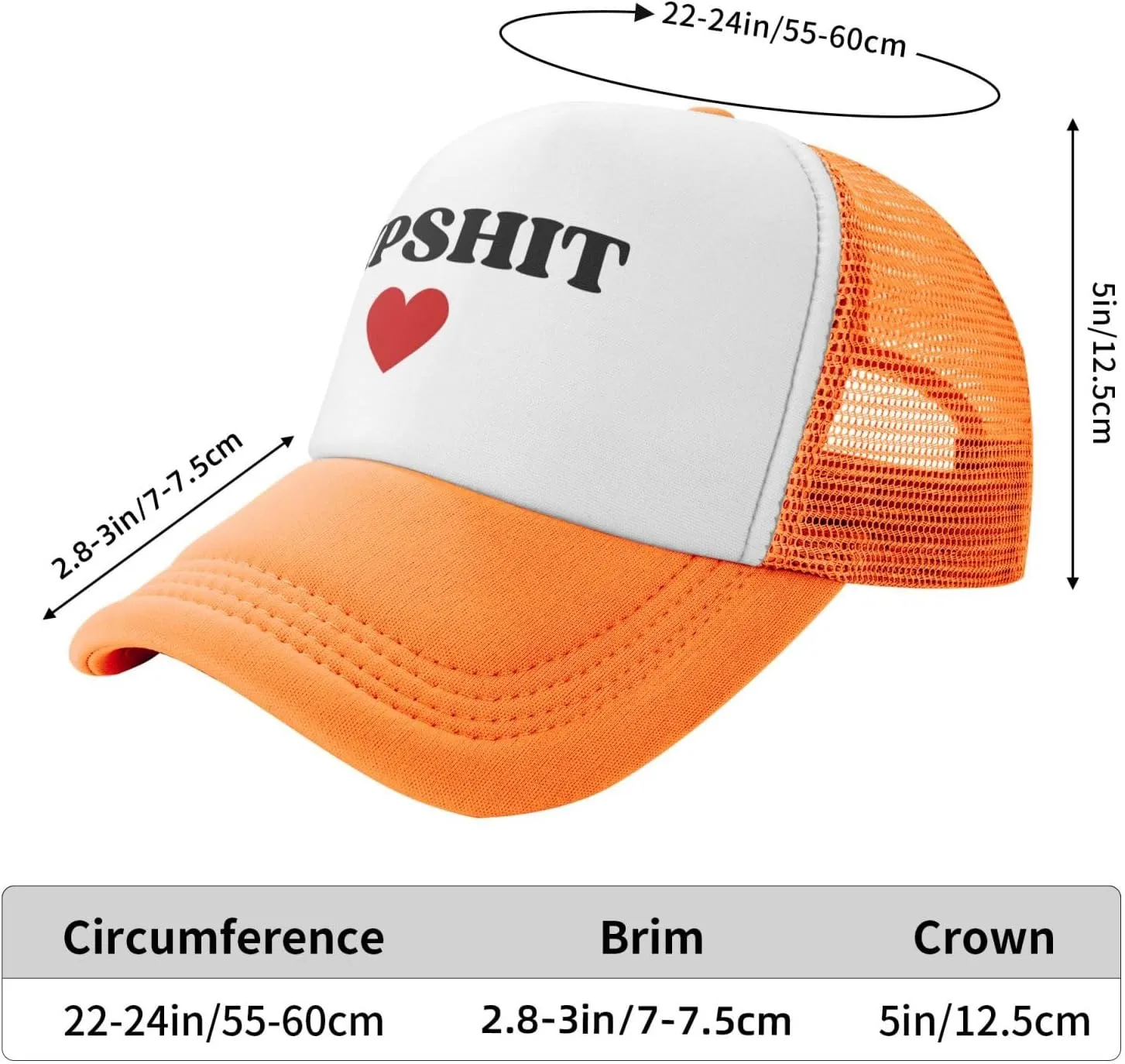 Dipshit Mesh Hat Men Women Trucker Hat Baseball Cap Dad Gift
