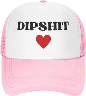 Dipshit Mesh Hat Men Women Trucker Hat Baseball Cap Dad Gift