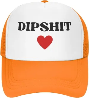 Dipshit Mesh Hat Men Women Trucker Hat Baseball Cap Dad Gift